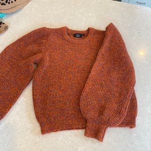 Puff sleeve vici multicolored sweater
